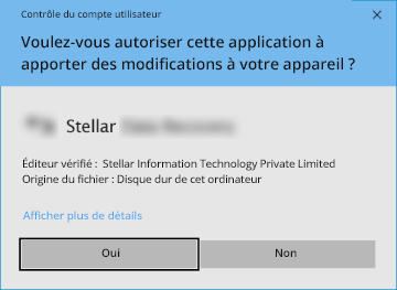 Security Warning Dialog Box